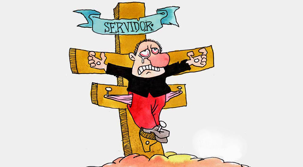 Congelamento salarial dos servidores por 2 anos é “bomba no bolso do inimigo”, para Guedes