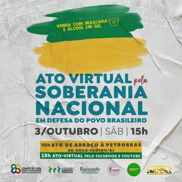 3 de outubro é dia de celebrar a soberania energética do Brasil. É dia de celebrar a Petrobrás!