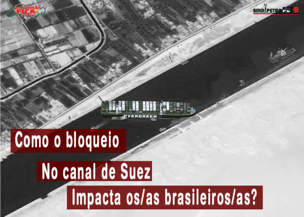 Como o bloqueio no canal de Suez impacta os brasileiros?
