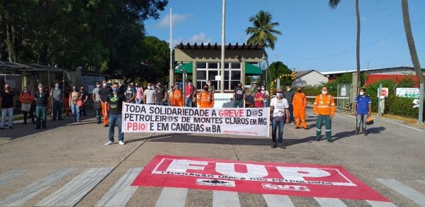 Petroleiros de Pernambuco reforçam apoio à greve da PBIO