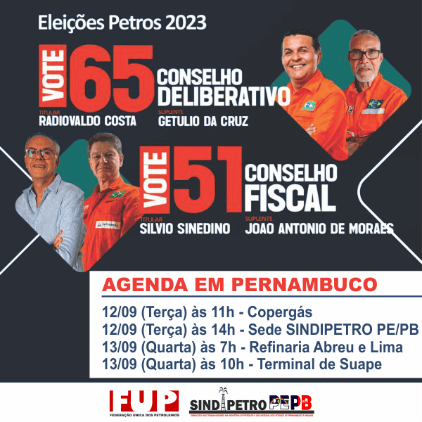 Campanha da “Unidade para o Futuro da Petros” chega à Pernambuco